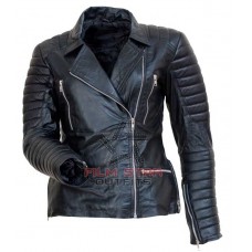 Sandra Bullock Black Leather Jacket